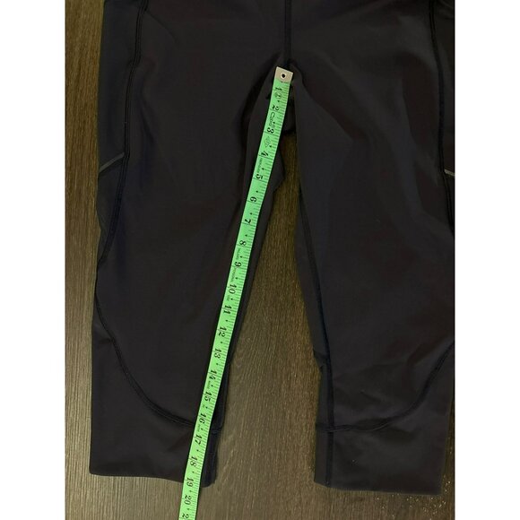 Lululemon Home Stretch Crop Leggings Blue Size 10 - Picture 5 of 7